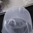 Кашпо для цветов со вставкой «Флюте», 1.9 л, прозрачное - Фото 4