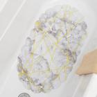 SPA-коврик для ванны на присосках SAVANNA «Мрамор», 37×68 см, цвет серый - Фото 2