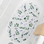 Коврик противоскользящий СПА в ванну на присосках SAVANNA «Эвкалипт», 37×68 см, цвет белый - Фото 2
