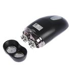 УЦЕНКА Электробритва LuazON LBR-12, роторная, 2 головки, 3 Вт, от батареек 2хАА, чёрная - Фото 3