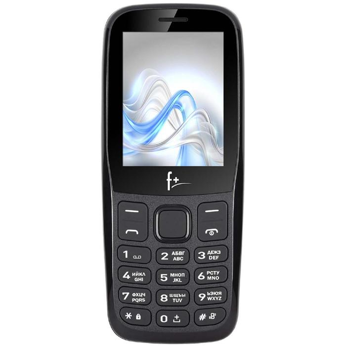 УЦЕНКА Сотовый телефон F+ F256, 2.4", 2 sim, 0.08 Мп, 32Мб, microSD, BT, 1000 мАч, чёрный - Фото 1