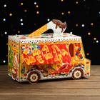 Подарочная коробка-Фургончик "Мороженое" с анимацией, 29 х 13 х 15,5 см, - Фото 2
