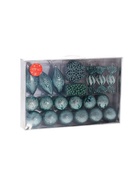 Ёлочные игрушки «Чудесный день», шары новогодние, набор 25 шт., зелёный - Фото 11