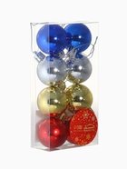 Ёлочные игрушки «Классика», шары новогодние, набор 8 шт., d=4 см, МИКС - фото 119046147