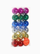 Ёлочные игрушки «Классика» глянец, d=4 см, набор 18 шт., МИКС - фото 7486022