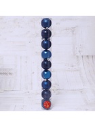 Ёлочные игрушки «Авива», шары новогодние, d=6 см, набор 9 шт., синий - Фото 3