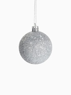 Ёлочные игрушки «Авива», шары новогодние, d=6 см, набор 9 шт., серебро - Фото 4