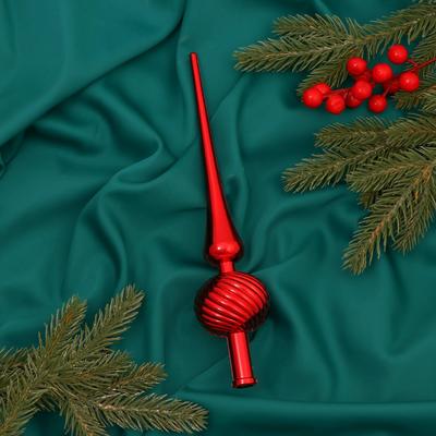 Наконечник "Классика полосы" 25 см красный