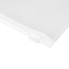 Папка-конверт на ZIP-молнии A5, 150 мкм, Calligrata, прозрачная, белая молния - Фото 3