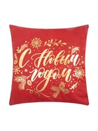 Наволочка декоративная новогодняя «Этель. С Новым Годом» 40×40 см, велюр - Фото 3