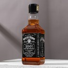 Подарочный набор новогодний «Крутому мужчине»: гель для душа во флаконе виски 250 мл, аромат сандал и бергамот, платок в форме сигары - Фото 5