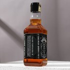 Подарочный набор новогодний «Крутому мужчине»: гель для душа во флаконе виски 250 мл, аромат сандал и бергамот, платок в форме сигары - Фото 6