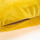 Наволочка декоративная с кисточками Этель цвет жёлтый, 45х45 см, полиэстер, велюр - Фото 4