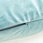 Наволочка декоративная с кисточками Этель цвет голубой, 45х45 см, полиэстер, велюр - Фото 4
