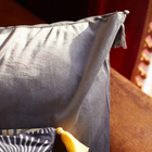 Наволочка декоративная с кисточками Этель цвет серый, 45х45 см, полиэстер, велюр - Фото 8