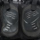 Мотоциклетная куртка с защитой, мужская, размер 48-50, чёрная - Фото 12