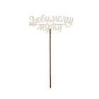 Топпер для торта «Для любимых», МИКС, ассорти (комплект 5 шт) - фото 23306857