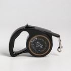 Рулетка «Сила. Нрав. Мощь» 3 м, max=12 кг, чёрная - Фото 3