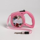 Рулетка «Любимая подружка» 3 м, max=12 кг, розовая - Фото 2