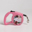 Рулетка «Любимая подружка» 3 м, max=12 кг, розовая - Фото 4