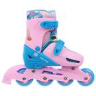 Набор ролики раздвижные + защита, размер 30-33, колёса PVC 64 мм, пластиковая рама, уценка - Фото 2