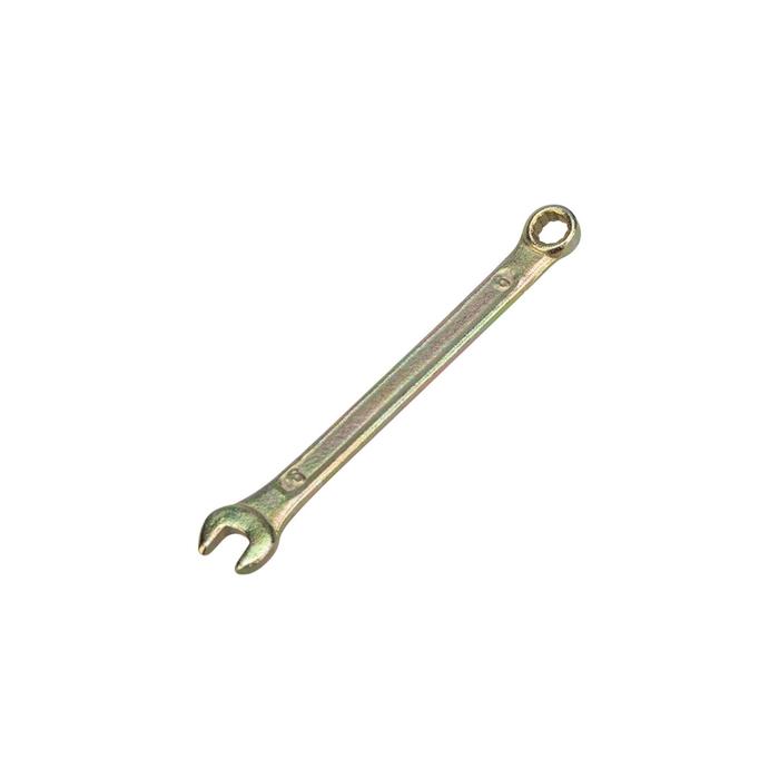Ключ комбинированный REXANT 62-5801-2, желтый цинк, 6 мм