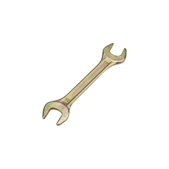 Ключ рожковый REXANT 12-5826-2, желтый цинк, 12х13 мм - Фото 1