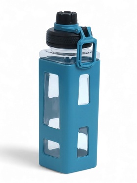 Спортивная бутылка для воды «Гава», 700 мл, 24×7 см, синяя 7342642