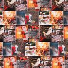 Бумага упаковочная глянцевая "Санта", 70 х 100 см (комплект 10 шт) - фото 46170075