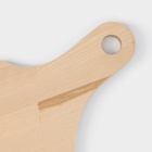 Набор деревянных разделочных досок на подставке, 2 шт: 35×22 см, 35×18 см, массив берёзы - фото 29782926