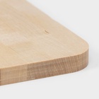 Набор деревянных разделочных досок на подставке, 2 шт: 35×22 см, 35×18 см, массив берёзы - фото 29782924