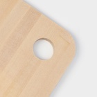 Набор деревянных разделочных досок на подставке, 2 шт: 35×22 см, 35×18 см, массив берёзы - фото 29782925