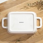 Форма для запекания из жаропрочной керамики Доляна «Долли», 500 мл, 21.5×12×4.5 см, цвет белый - Фото 3