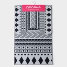 Коврики для ванной и туалета Доляна «ЧБ», 2 шт.: 50×80 см, 50×40 см - Фото 6