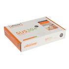 Смеситель для раковины Accoona A96201, 1-рычажный, картридж 35 мм, h=18 см, нерж.сталь - Фото 6
