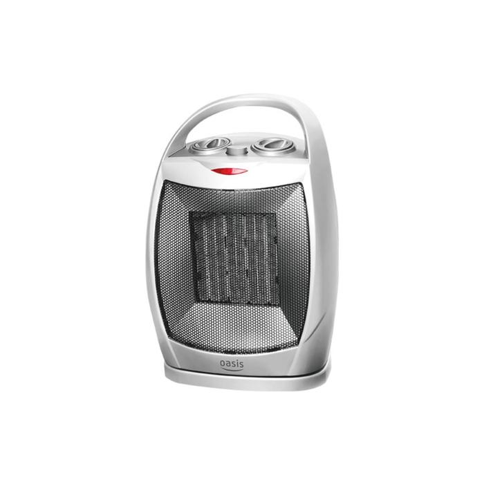 Тепловентилятор Oasis КS-15 RР, керамический, 1500 Вт, 2 режима, обдув, термостат, серый - Фото 1