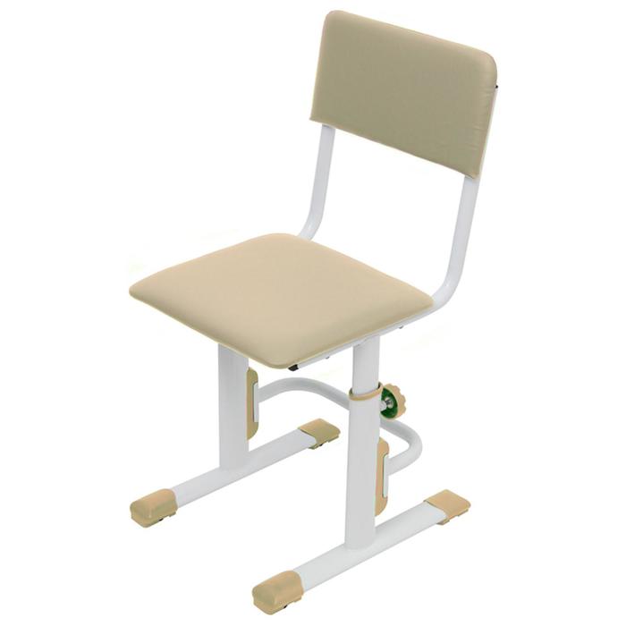 Комплект Polini kids растущая парта-трансформер + регулируемый стул, цвет белый-макиато - фото 1901437941