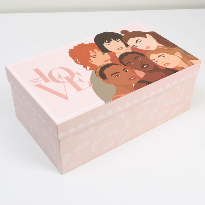 Набор коробок 6 в 1, упаковка подарочная, «Love», 32.5 х 20 х 12.5 см‒20 х 12.5 х 7.5 см - фото 1908744800