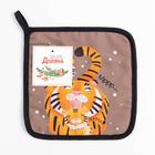 Прихватка «Новый год: Family» 17х17см,35% х/л,65% п/э,ватин 250г/м2 - фото 41427269