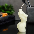 Фигурная свеча "Торс женский хрусталь" молочная, 10см - Фото 2