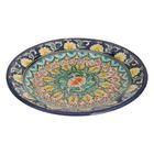 Тарелка Риштанская Керамика «Узоры», d=28 см, керамика, синяя - Фото 4