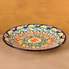 Тарелка Риштанская Керамика «Узоры», d=28 см, керамика, синяя - Фото 5