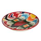 Ляган узбекский Риштанская Керамика «Атлас.Полосы», d=25 см, разноцветный - Фото 4