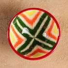 Пиала узбекская Риштанская Керамика «Атлас», 200 мл, d=11.5 см, разноцветная - Фото 4