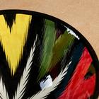 Бульонница узбекская Риштанская Керамика «Атлас», 900 мл, d=18 см, разноцветная - Фото 3