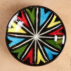 Тарелка Риштанская Керамика "Атлас", разноцветная, глубокая, 20 см - Фото 4