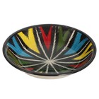 Тарелка Риштанская Керамика "Атлас", разноцветная, глубокая, 20 см - Фото 6