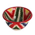 Пиала узбекская Риштанская Керамика «Атлас», 100 мл, d=8.5 см, разноцветная - Фото 3
