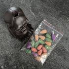 Подставка для благовоний TAKE IT EASY «Череп», набор благовоний конусы, стелющийся дым, 10×8×8 см, с подсветкой, батарейки LR=44 - Фото 6