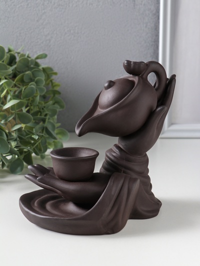 Подставка для благовоний TAKE IT EASY «Чайная церемония», стелющийся дым, 16×14×9 см